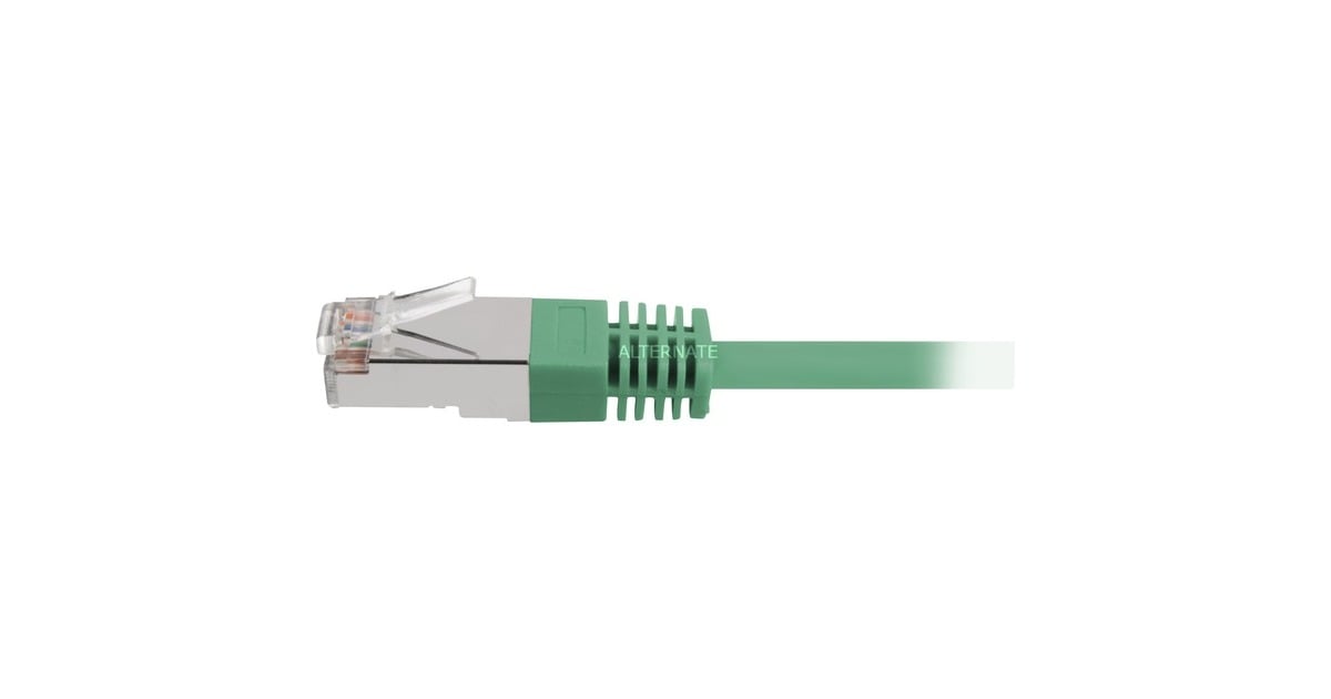 SharkoonPatchkabel RJ45 Cat.5e S/FTP 10m  (Groen)