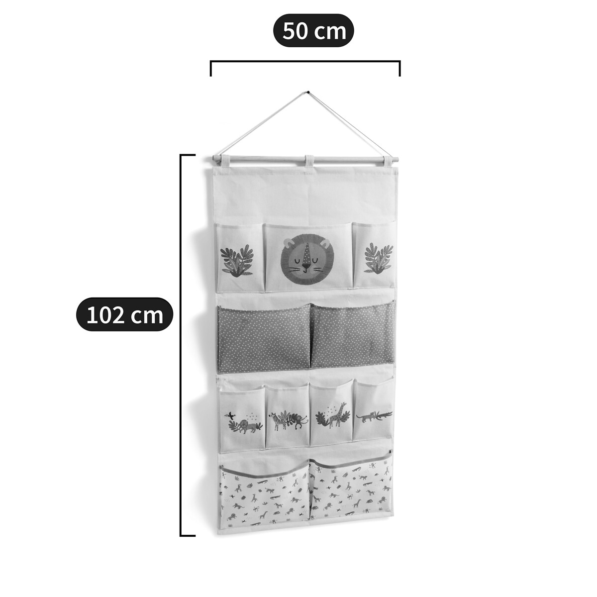 LA REDOUTE INTERIEURS<br>Armazenamento de parede 11 compartimentos, Junglito