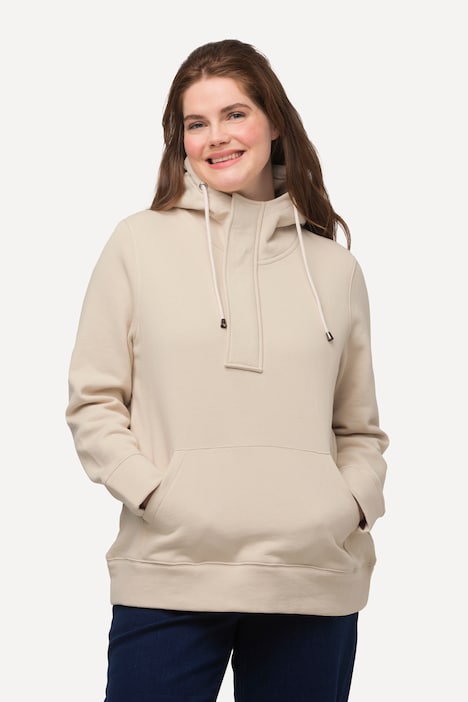 Hoodie, Zipper, Kapuze, Langarm, Biobaumwolle