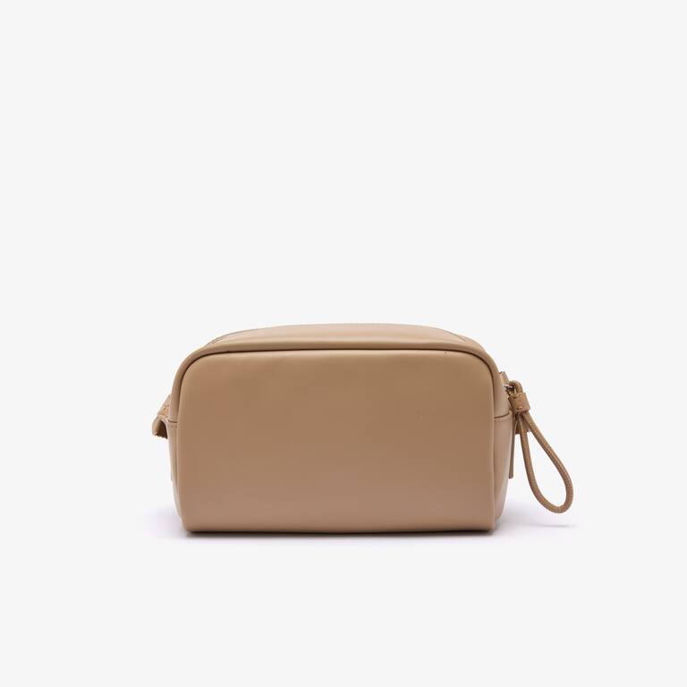 Sac bandoulière en cuir Sacoches & Pochettes - Beige - Lacoste - Unisex