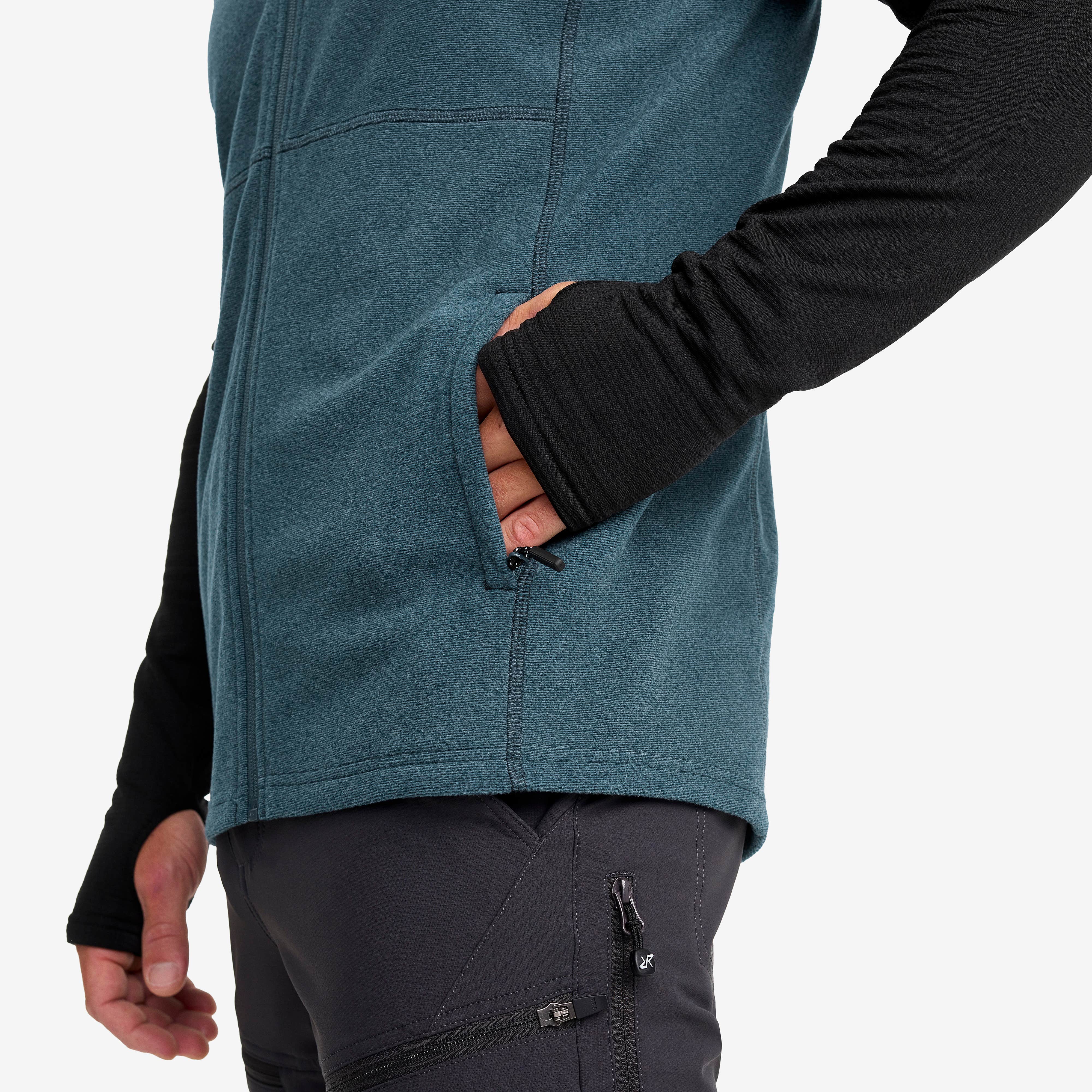 Essential Fleece Vest Herre Moonlit Ocean