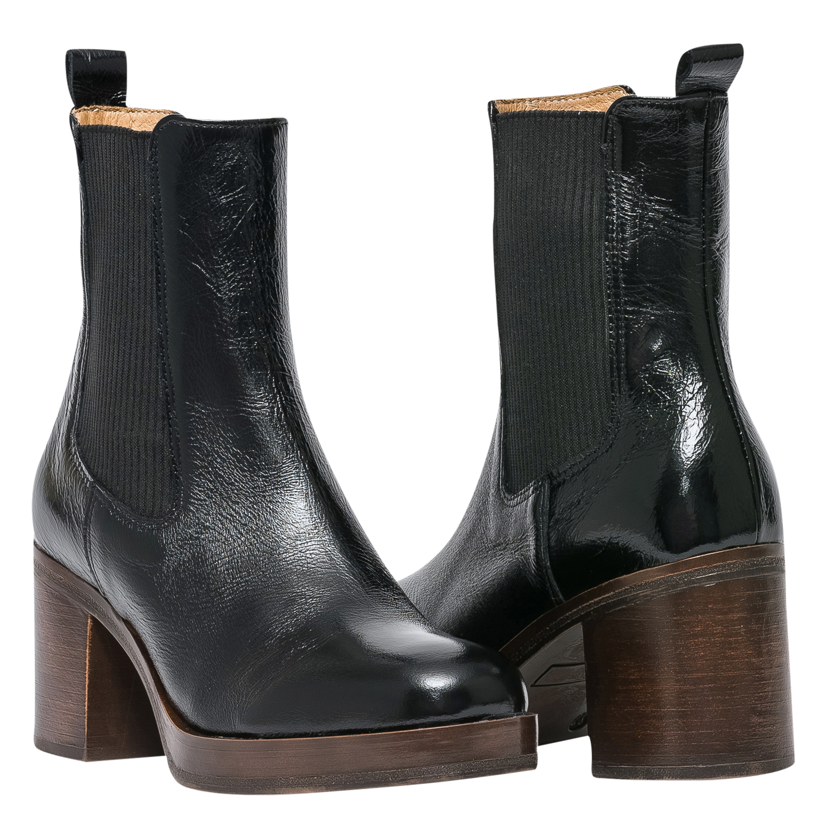 ELEA - Bottines en cuir | Noir