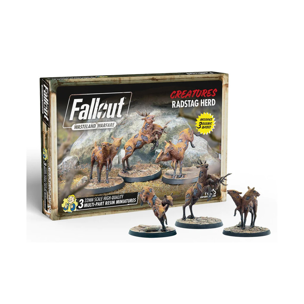 Fallout: Wasteland Warfare - Creatures: Radstag Herd