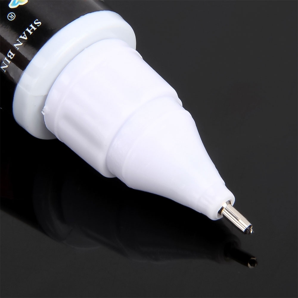 (12ml) Auto Reparatur Lackstift Kratzer-Entferner Pinsel Ausbesserungs-Kit - Schwarz