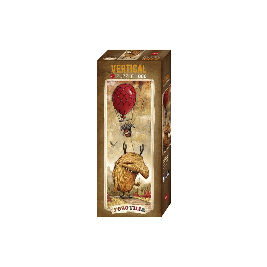 Puzzle - Zozoville- Red Balloon de Mateo Dineen - 1000 Pièces