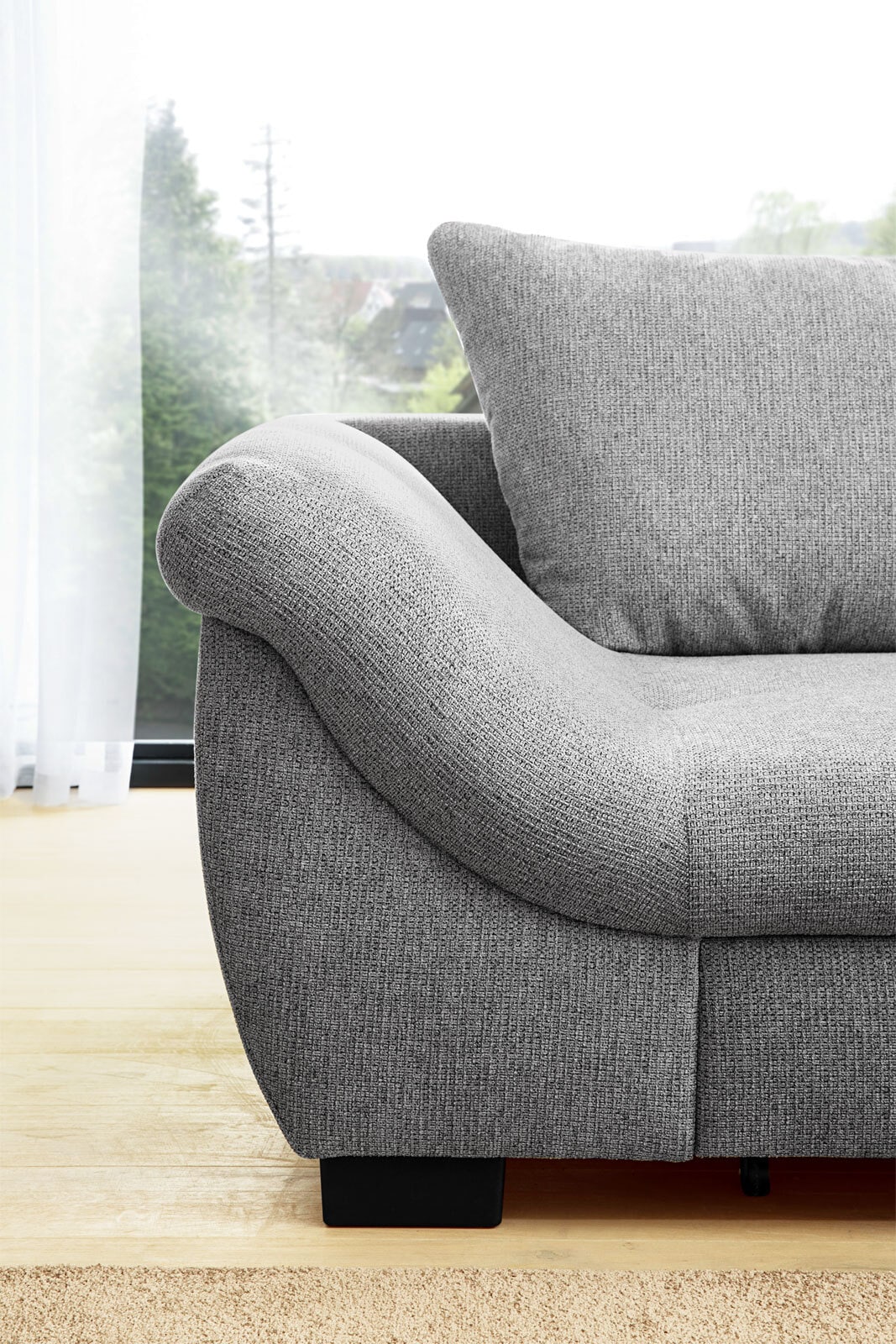 Ecksofa Arne 251 x 190 cm grau