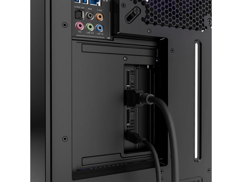 NZXT Vertikaler GPU-Montagesatz Schwarz Vertikaler Grafikkarten-Montagesatz