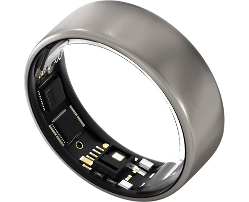 Ultrahuman Ring Air - Raw Titanium - Size 12