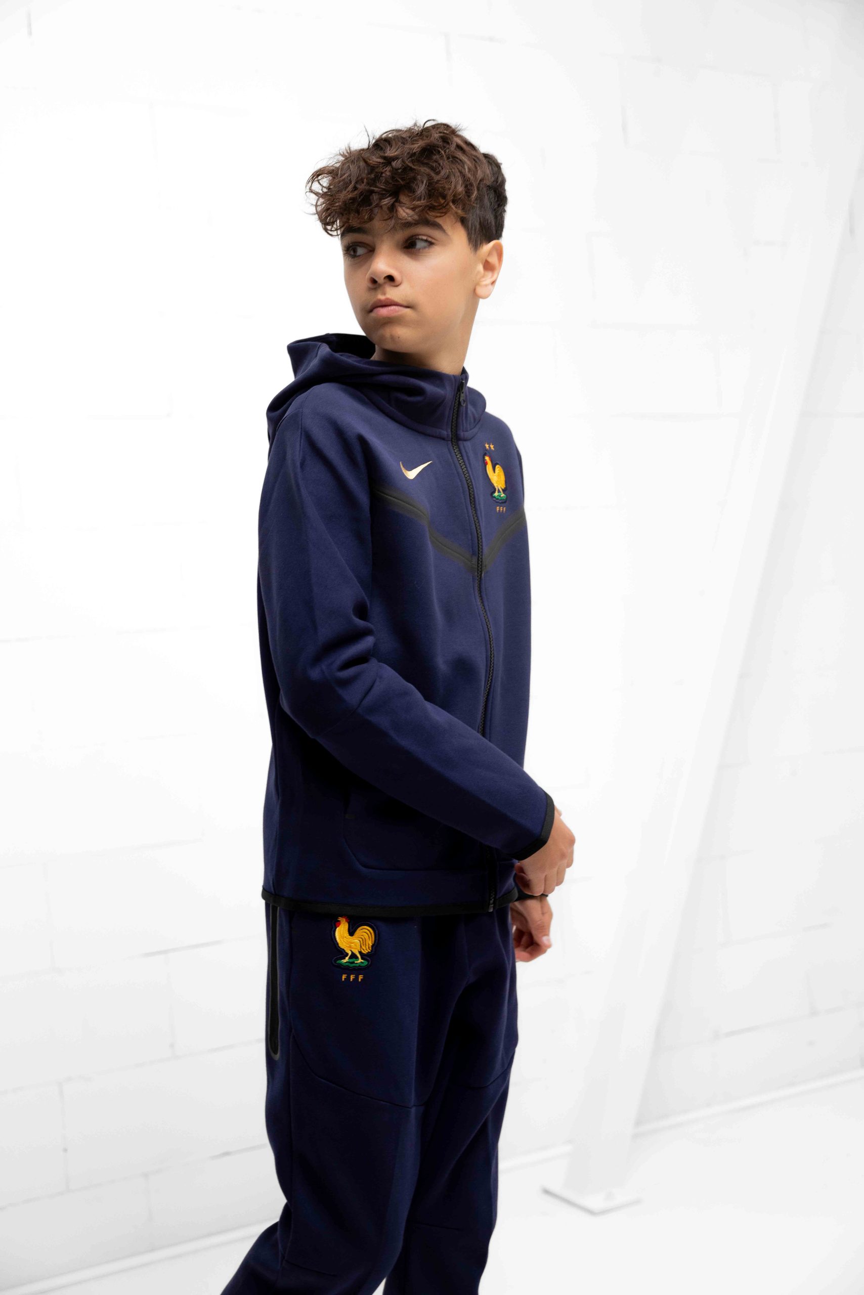 Frankrijk Tech Fleece Trainingspak Junior 2024-2026