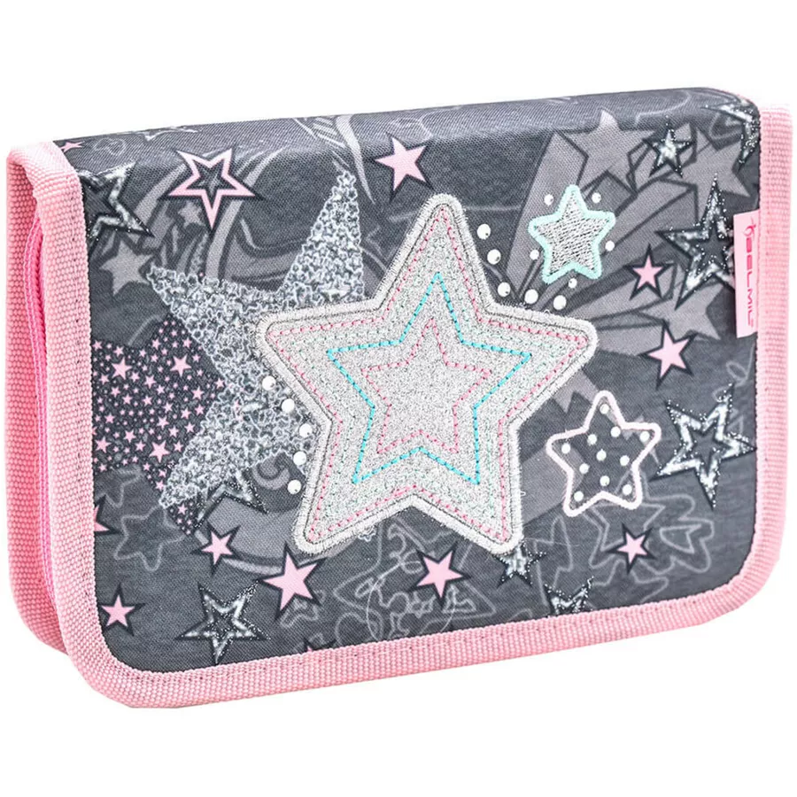 Belmil Schulranzen Mini Fit Schulranzen Set 4-teilig mit Brustgurt Shine like a Star