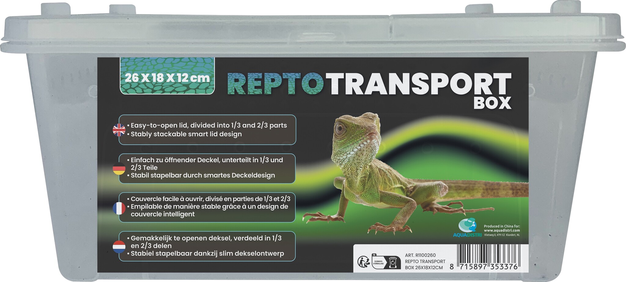 Repto Transport Box 26x18x12cm