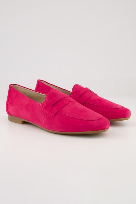Remonte Suede-Loafer, Suede-Leder, Weite H