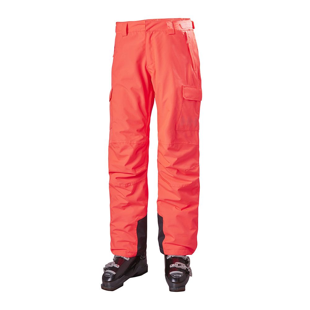 Helly Hansen SWITCH CARGO INSULATED - Pantalon ski Femme neon coral