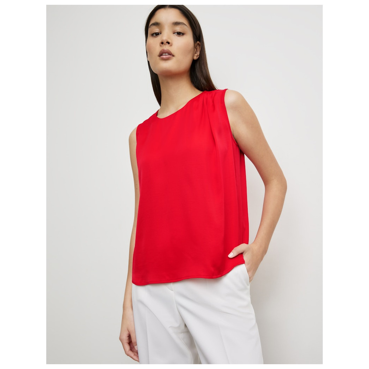 TAIFUN BLUSE OHNE ARM