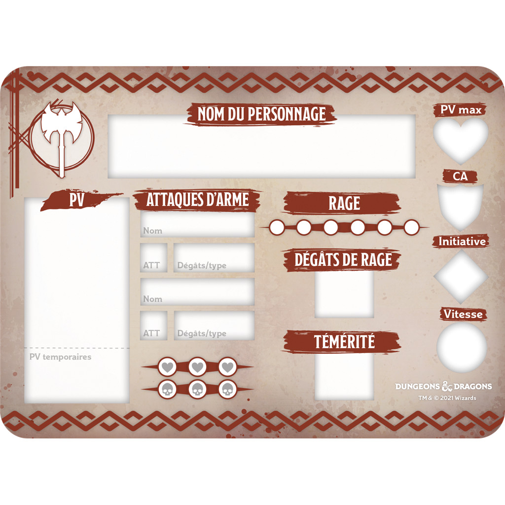 D&D 5 - Set de jetons :