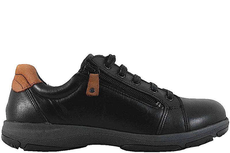 NEW FEET SKO I SORT GLAT SKIND