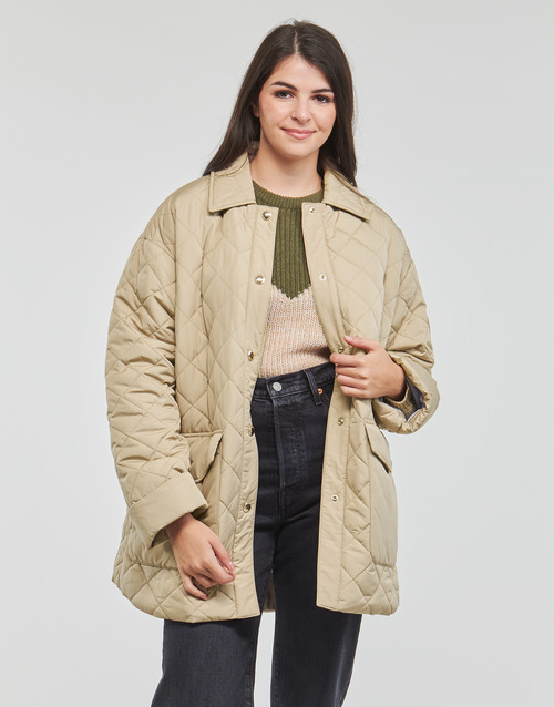 Tommy Hilfiger - QUILTED  SORONA SHORT SHACKET - Beige