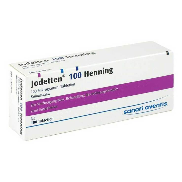 Jodetten 100 Henning Tabletten, 100 St