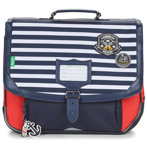 Tann's - MALEAUME CARTABLE 38 CM - Blanc / Marine / Rouge