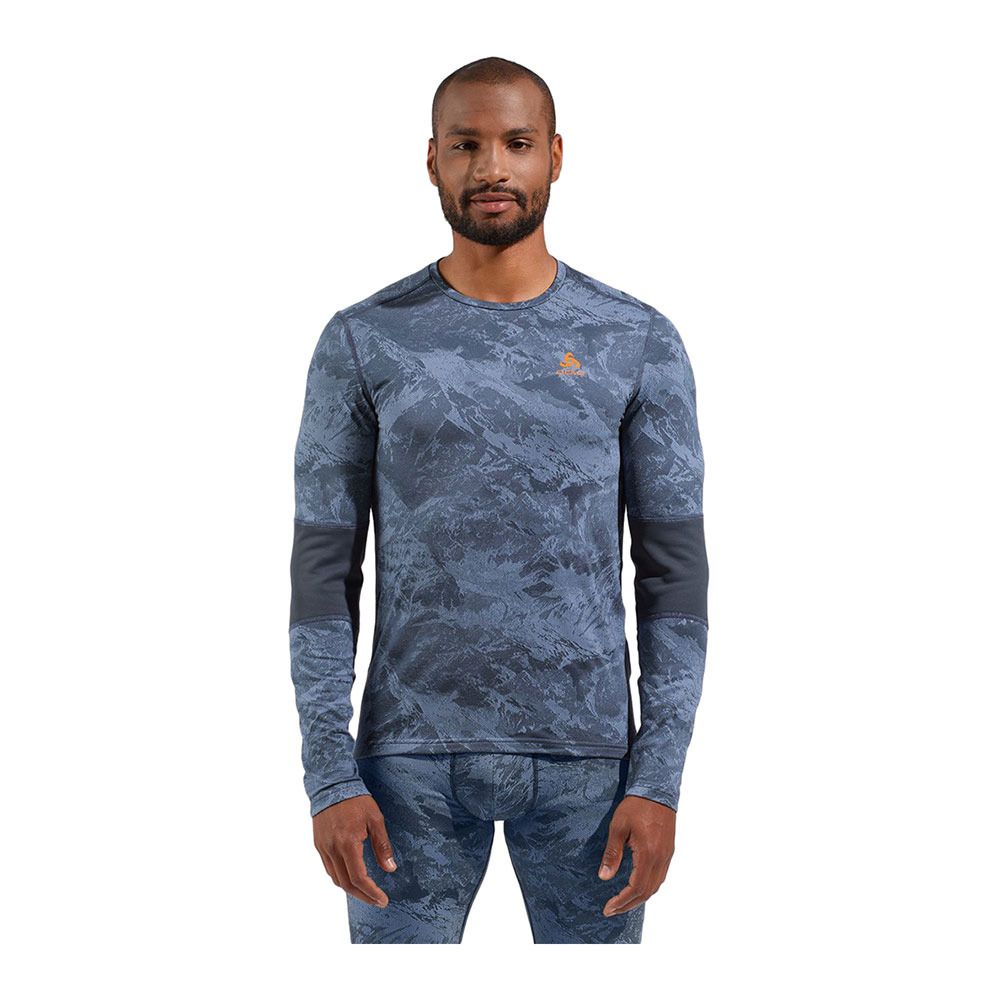 Odlo WHISTLER ECO - Sous-couche Homme folkstone gray/india ink