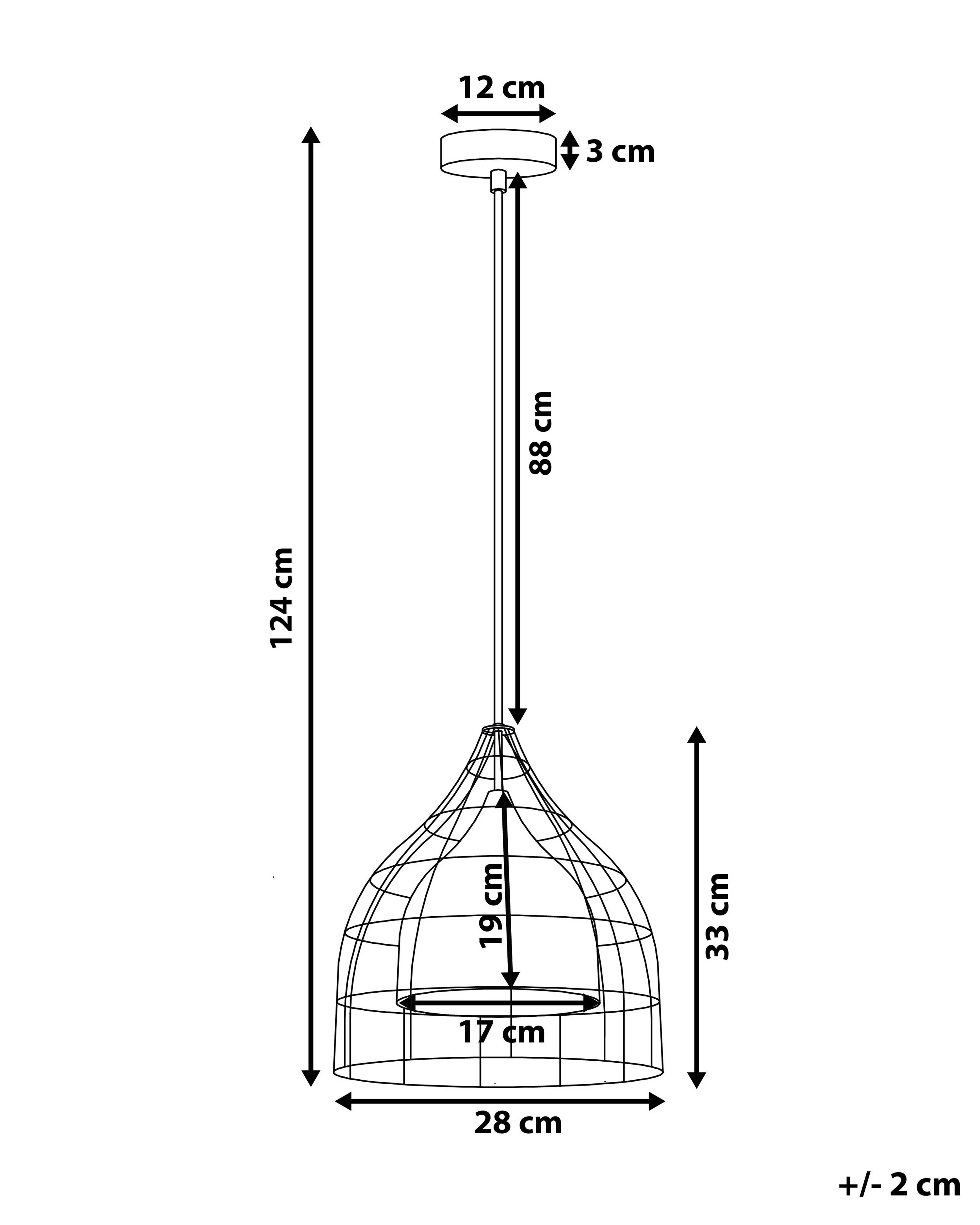 Hanglamp TRESA Metaal Zwart