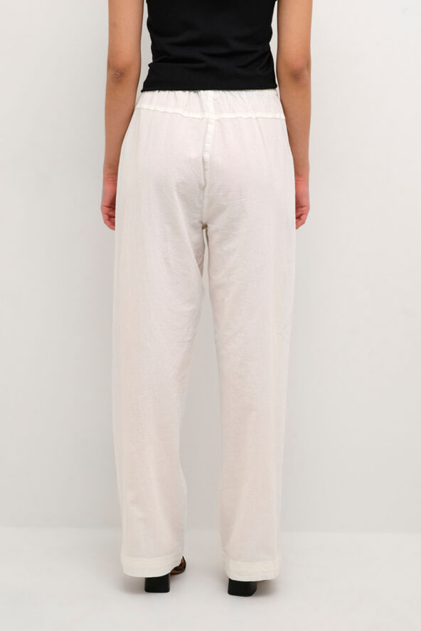 Kaffe KAnaya Wide Pants Chalk