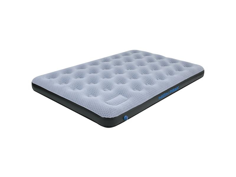 High Peak Luftbett Comfort Plus Double, Atmungsaktives und bequemes Gästebett