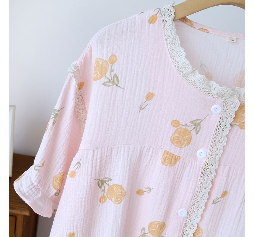 molpes - Pyjamaset met bloemenprint