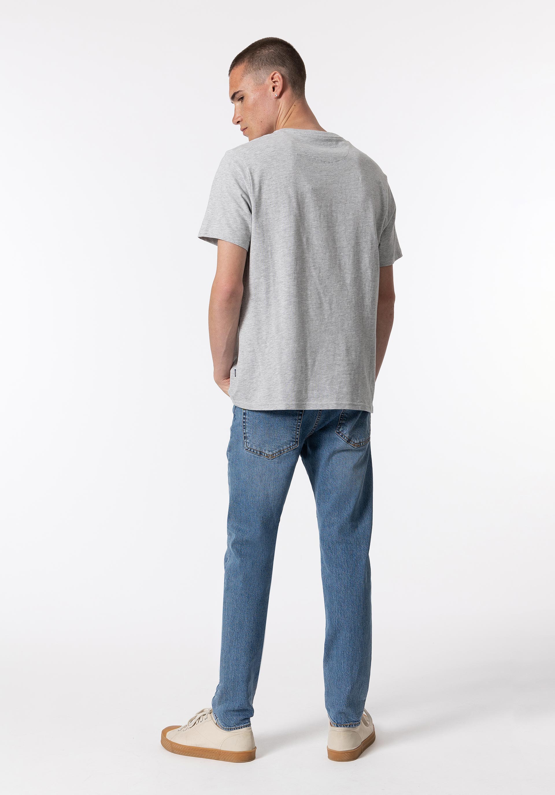 Jeans Dylan Tapered Slim Fit Rasgões