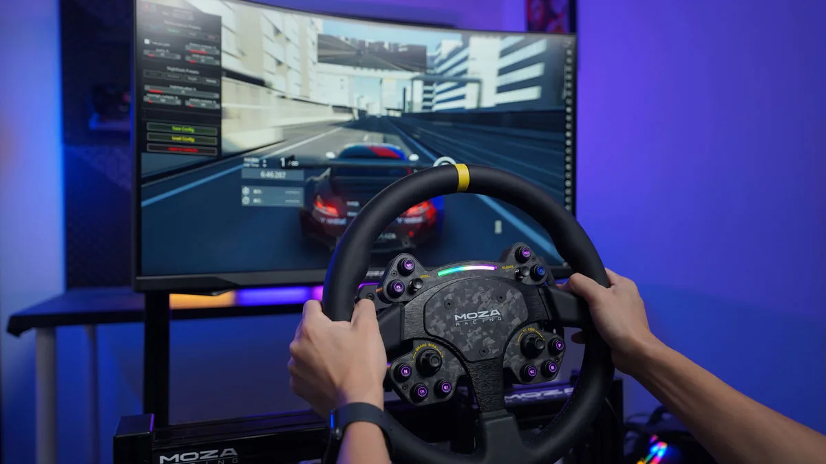 Volant détachable MOZA RS Steering Wheel Leather Volants gaming