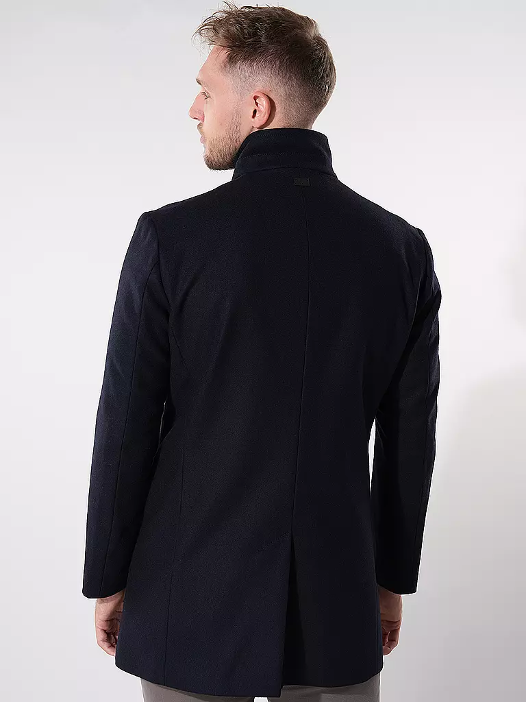 STRELLSON Mantel Regular Fit FINCHLEY 2.0 blau