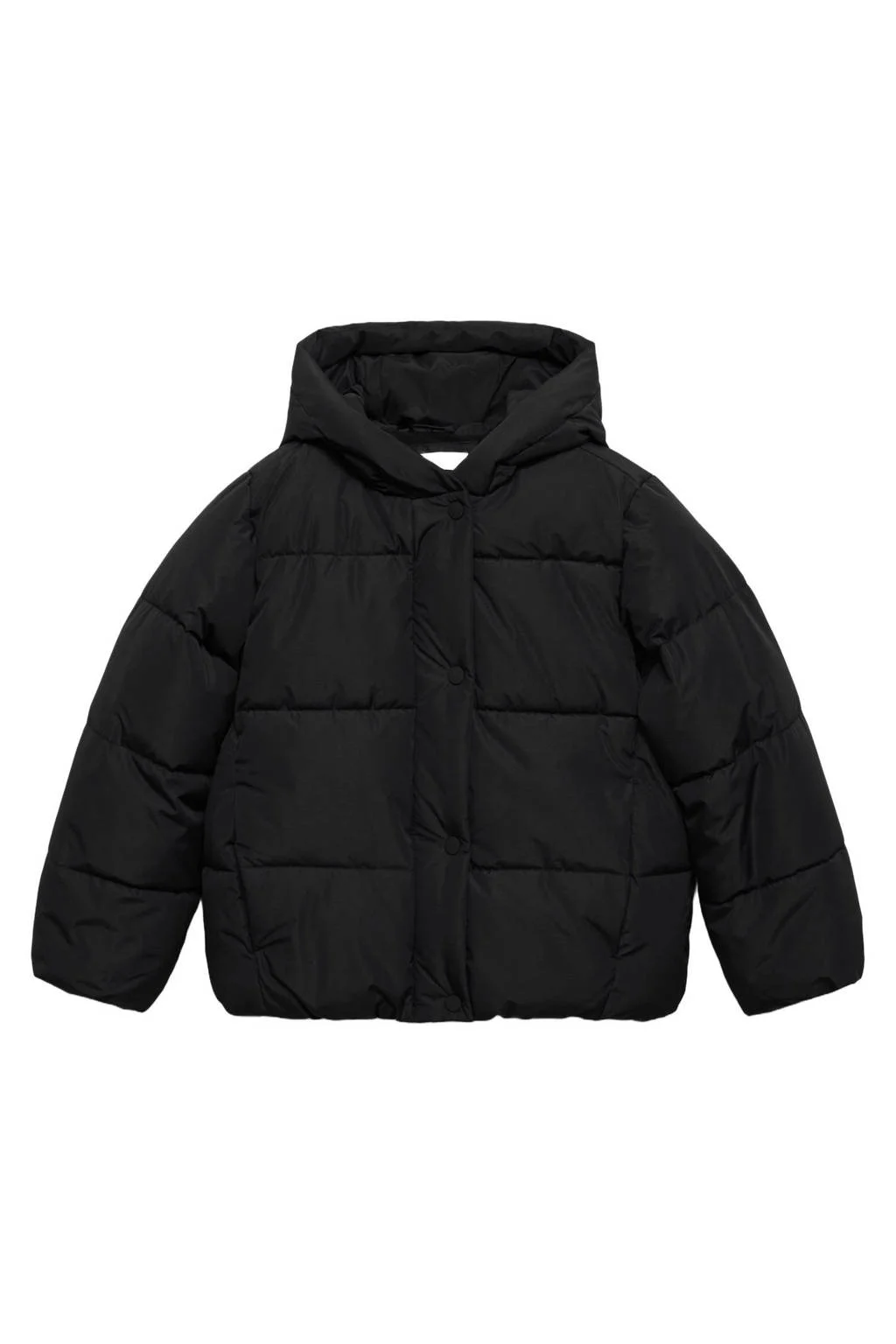 Mango Kids gewatteerde jas zwart
