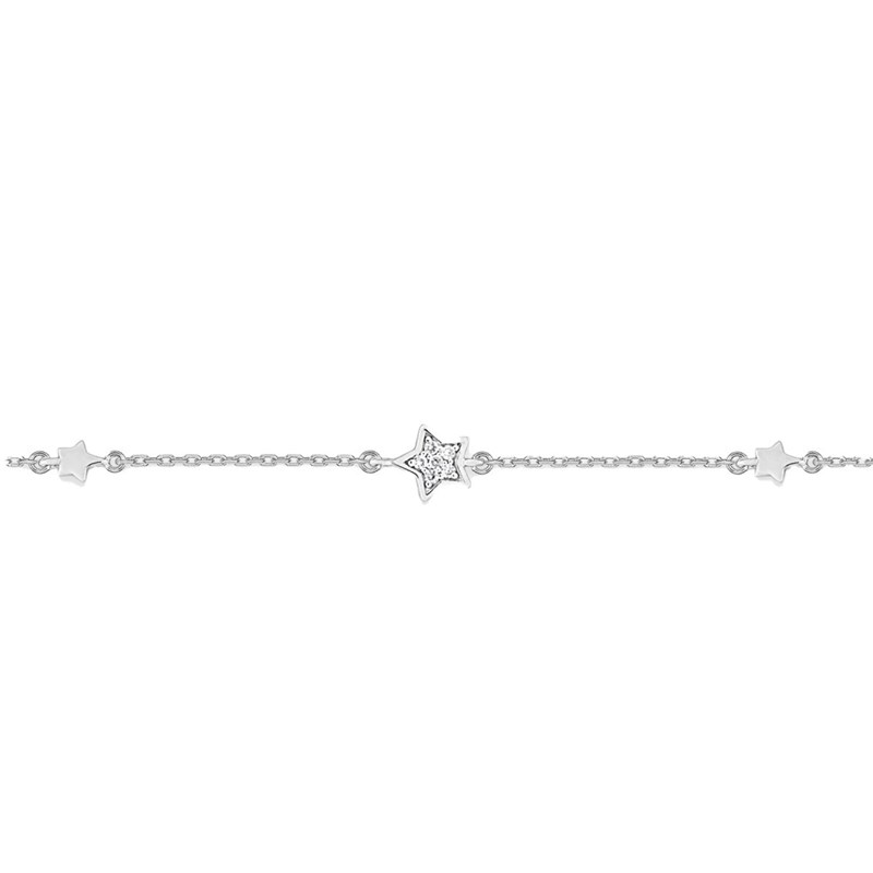Bracelet Femme - Argent 925 - Longueur : 18 cm