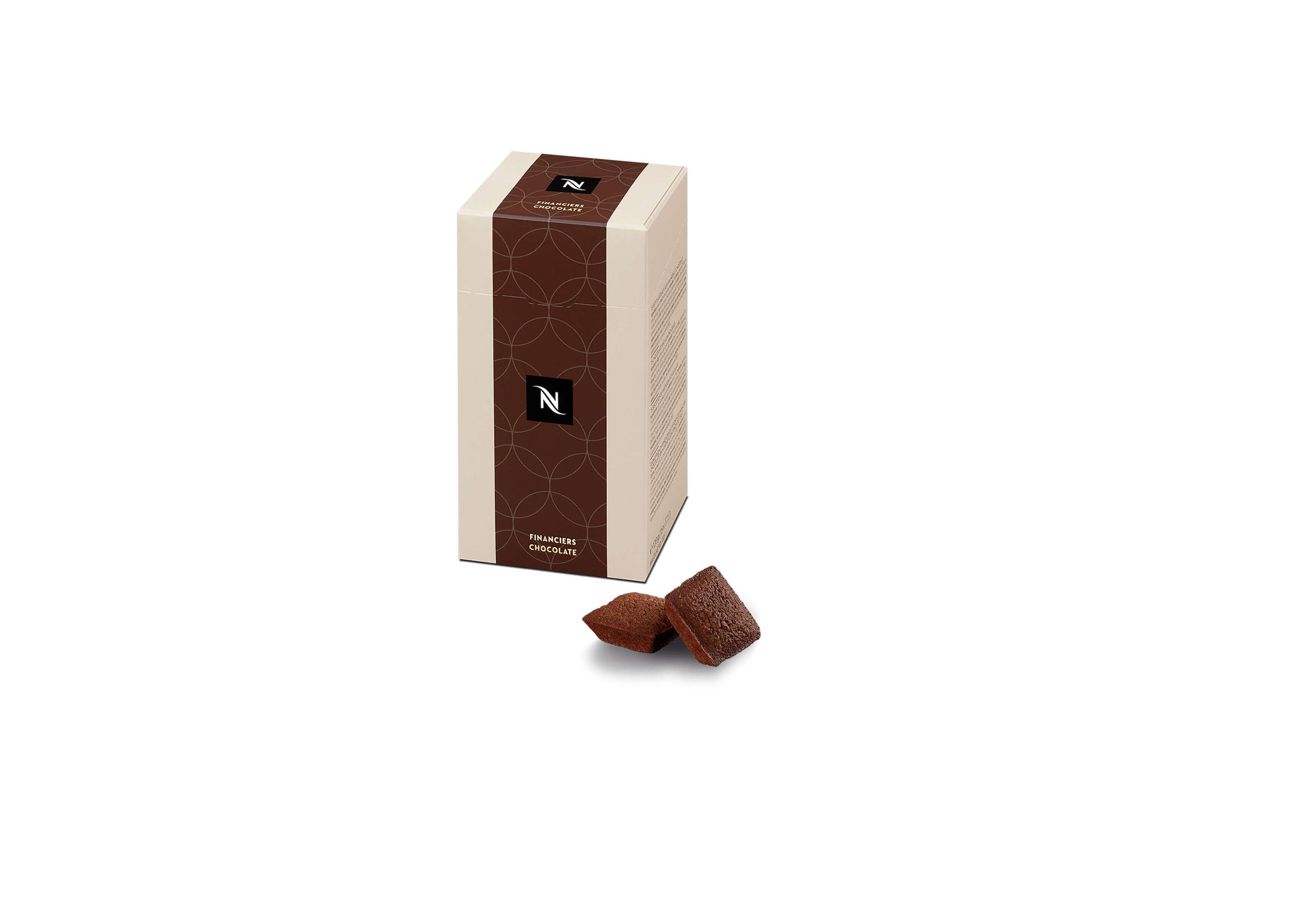 financistas de chocolate