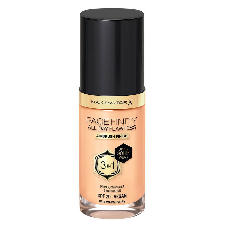 Max Factor Facefinity All Day Flawless 3-In-1 Foundation #W44 Warm Ivory 30ml