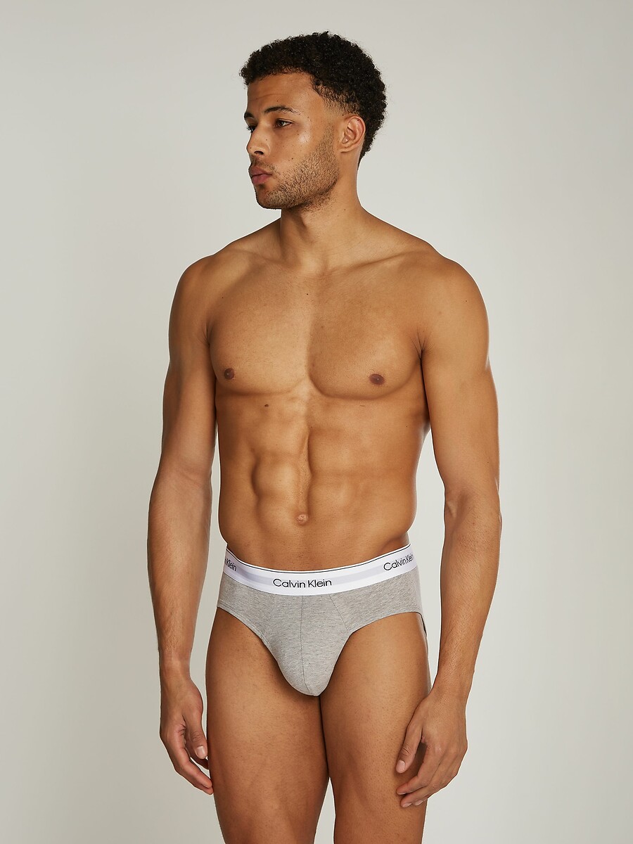 CALVIN KLEIN ROUPA ÍNTIMA<br>Conjunto de 3 cuecas, algodão moderno