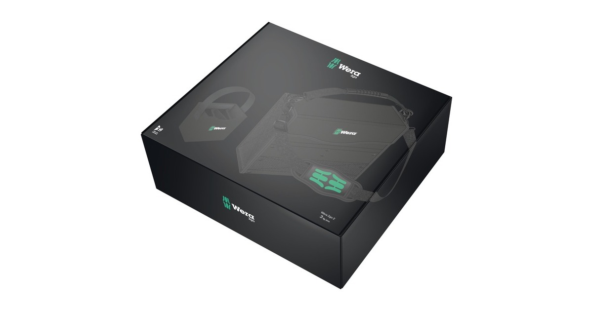 Wera2go 2 tas  (Zwart)
