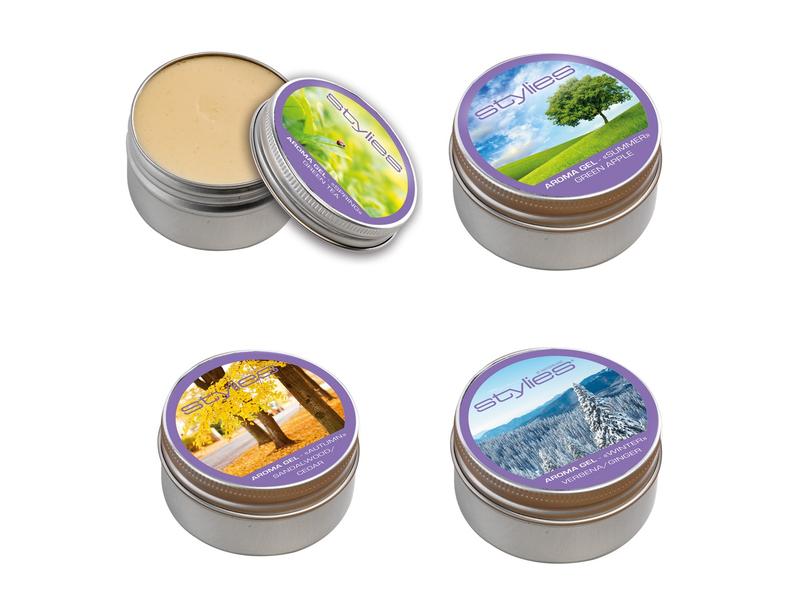 Stylies by Koenig Duftspender Aroma Gel Vier Jahreszeiten Duftgel für Stylies Bedufter Elara