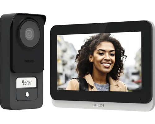 Philips Welcome Eye Connect 3 video-intercomsysteem met infraroodnachtlampfunctie