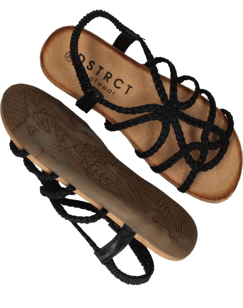 DSTRCT Sandalen Zwart Dames