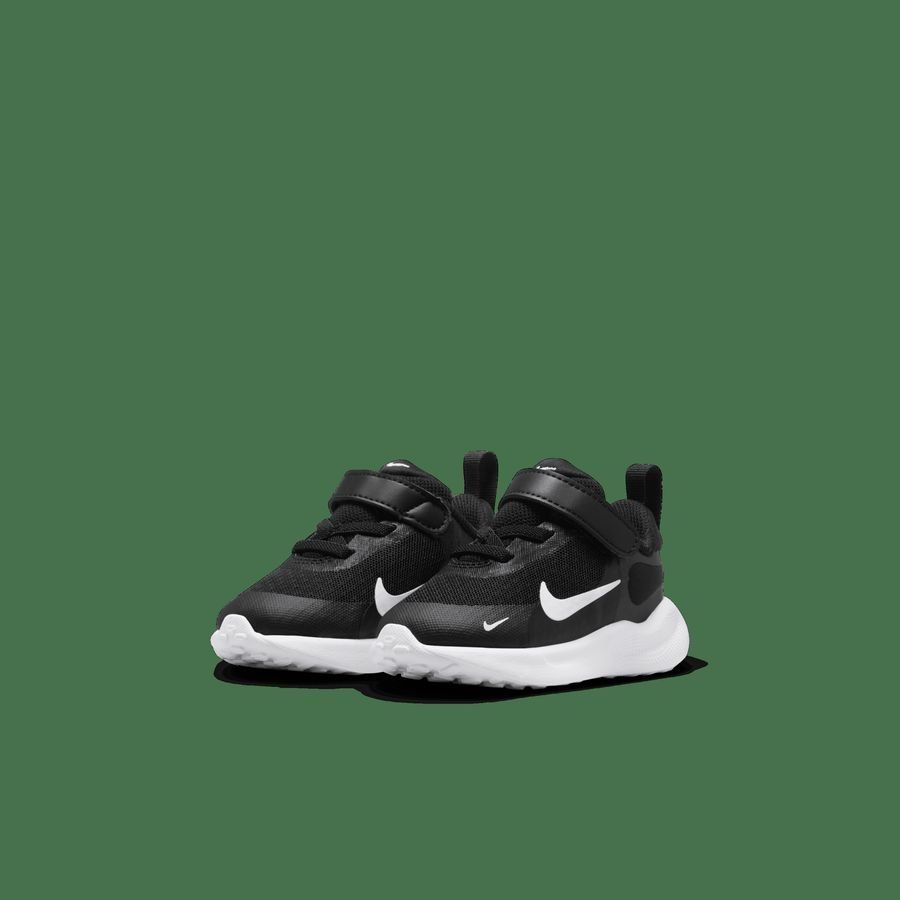 Nike Revolution 7 Baby/Toddler Shoe BLACK/WHITE-WHITE
