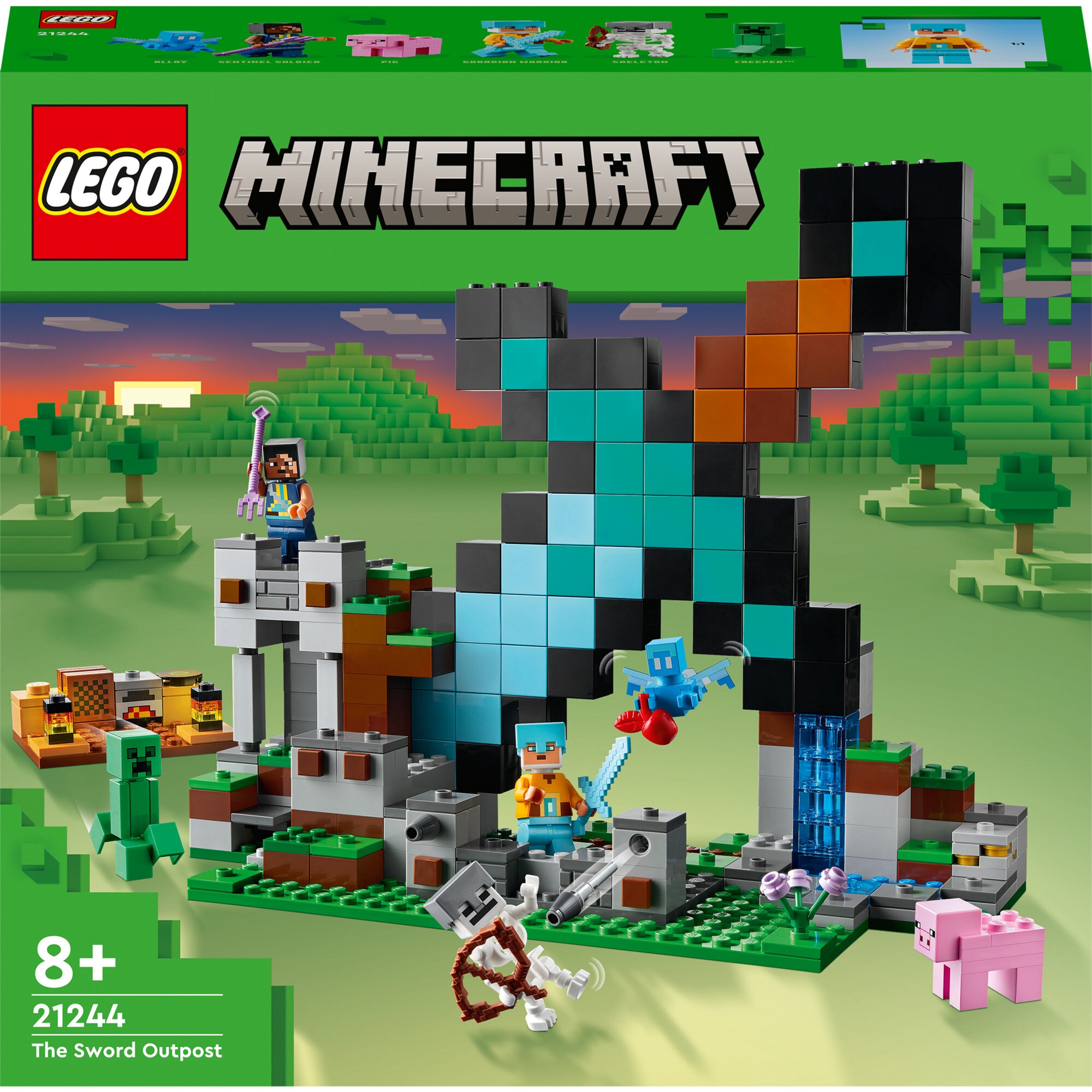 LEGO Konstruktionsspielzeug Minecraft Der Schwert-Außenposten