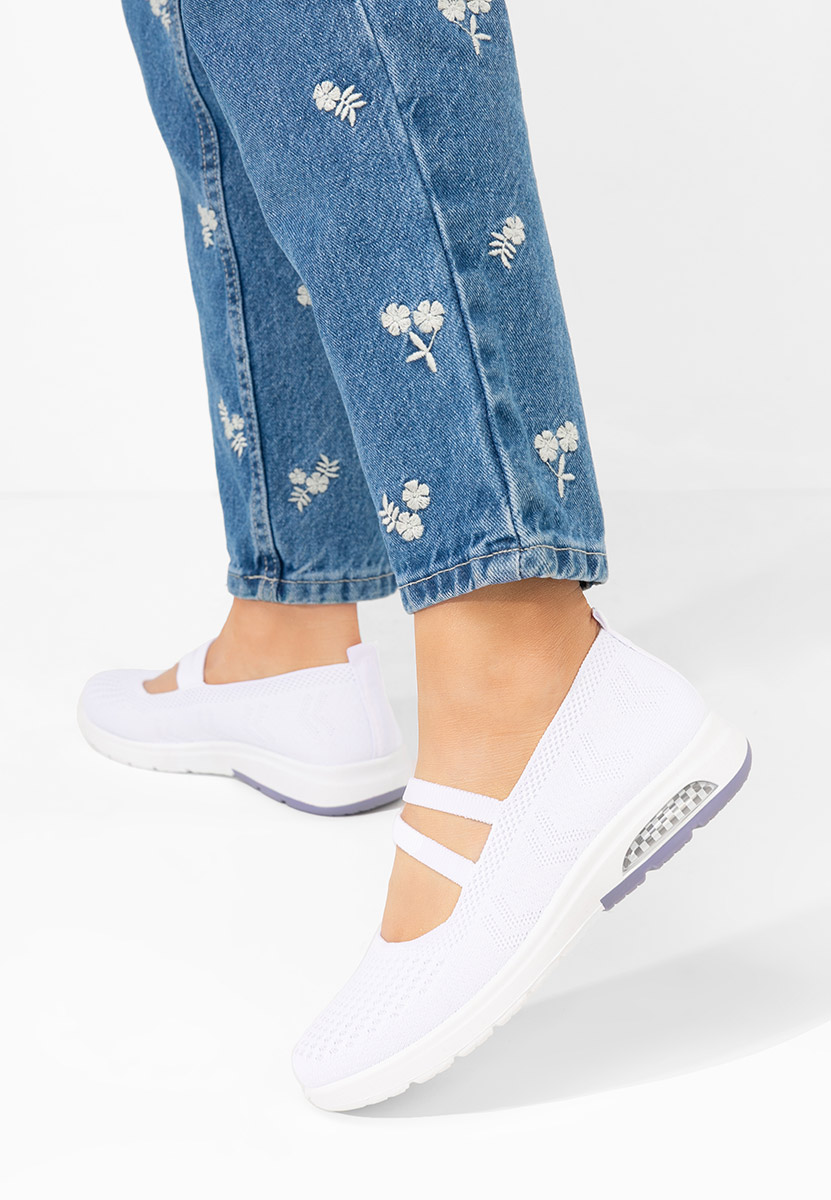 Chaussures casual femme blancs Madelyn
