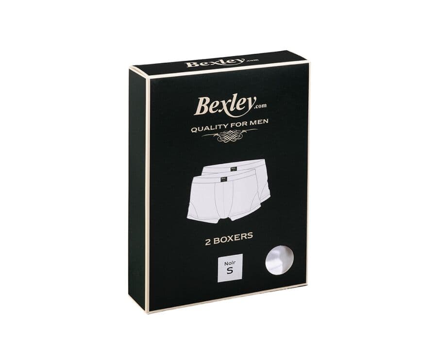 Boîte de 2 boxers homme Blanc - ELLIOT