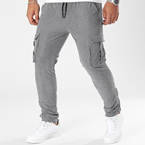 Pantalon Cargo Gris
