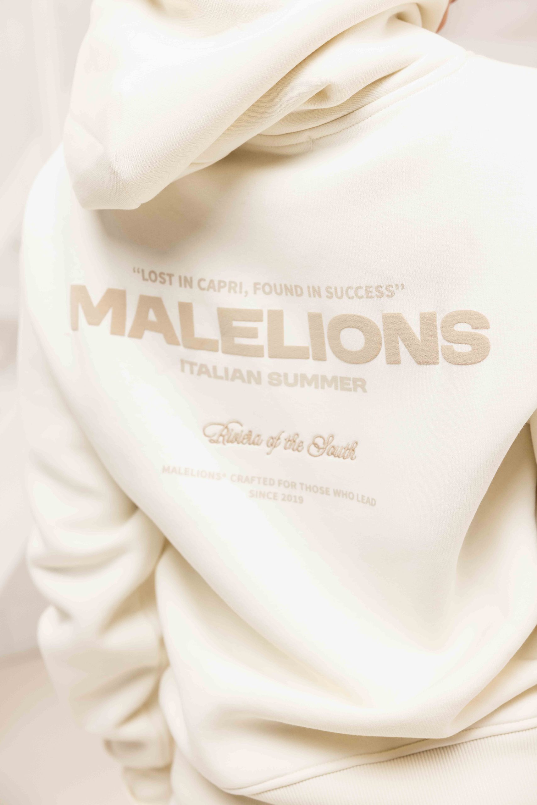 Malelions Italian Summer Trainingspak Dames Beige