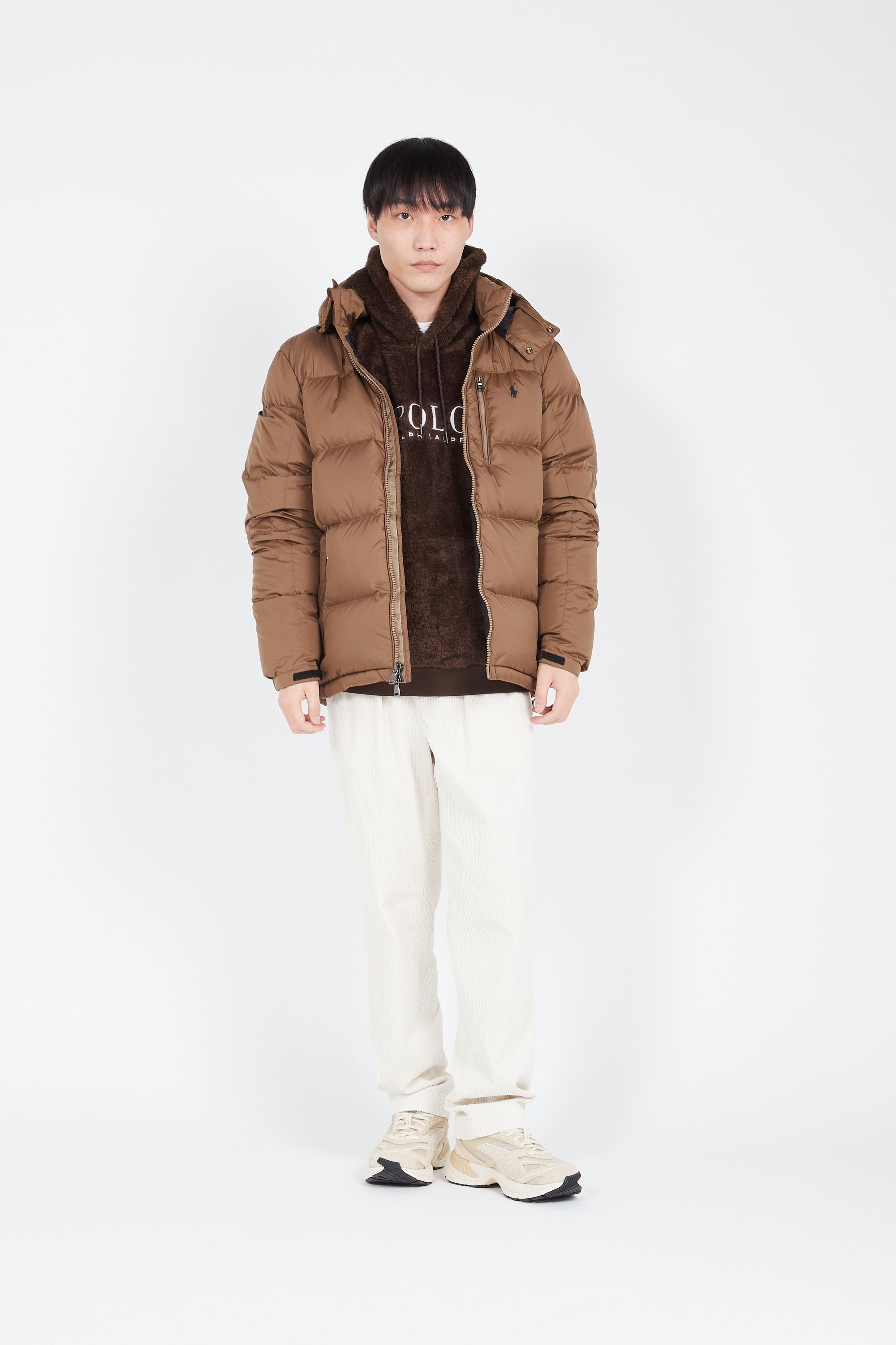 POLO RALPH LAUREN Doudoune RECYCLED POLYESTER-EL CAP JACKET Marron