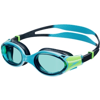 Speedo Biofuse 2.0 Schwimmbrille Hypersonic Blue / True Navy / Lumo Green Kinder