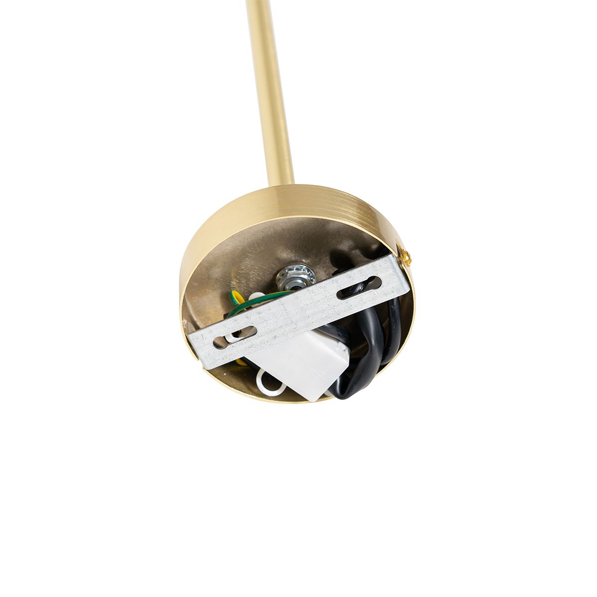 Klassieke hanglamp goud met glas 12-lichts - Elien