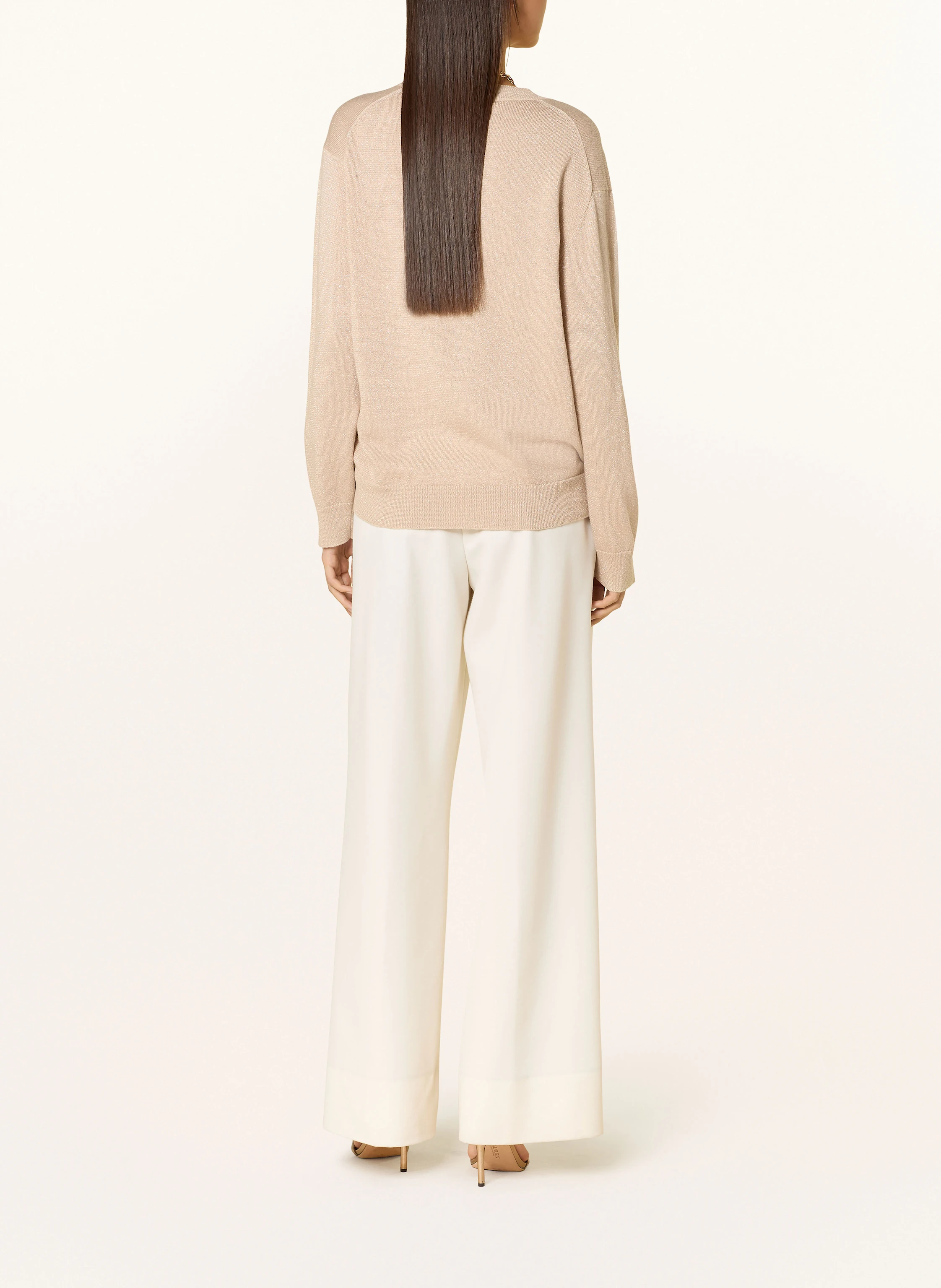 FTC CASHMERE Pullover mit Glitzergarn